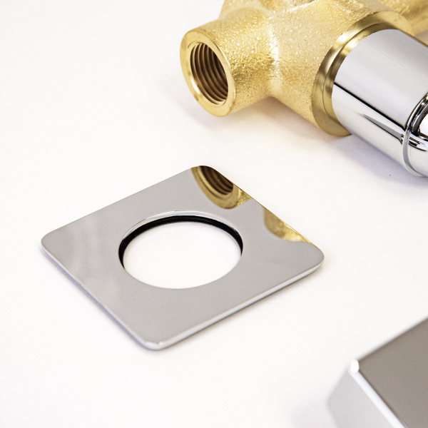 Смеситель для раковины AVS Cube с внутренней частью, хром