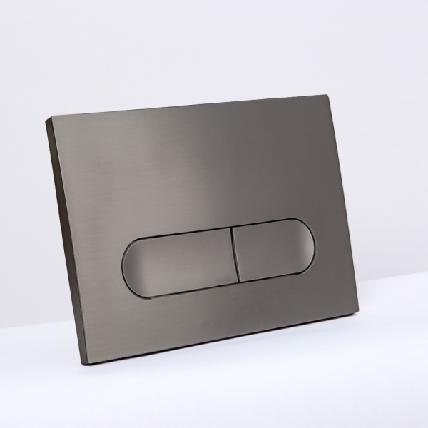 Комплект AVS 2в1: Инсталляция для унитаза 809-0006-7732C + Клавиша смыва 809-0015-GM оружейная сталь