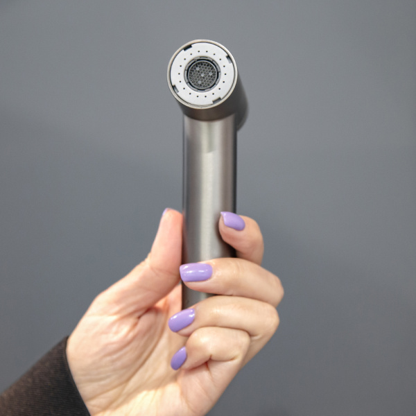 Гигиенический душ AVS 811-612-GM оружейная сталь