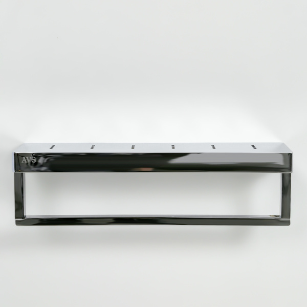 Полка с полотенцедержателем AVS S8300304 30 см, хром