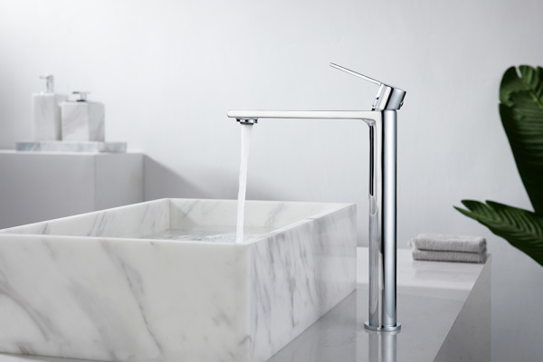 Смеситель для раковины AVS Elegant высокий, хром