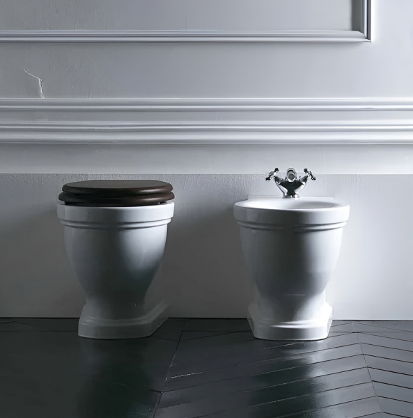 Биде напольное Galassia Ethos 8438M белое