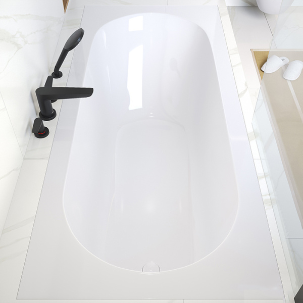 Ванна из искусственного камня Umy Home Lofo Gelcoat 180x80 белая