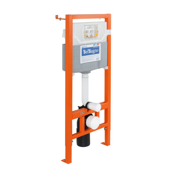 Комплект BelBagno 2в1: Инсталляция BB001-120 + Унитаз подвесной BB105CHR с микролифтом