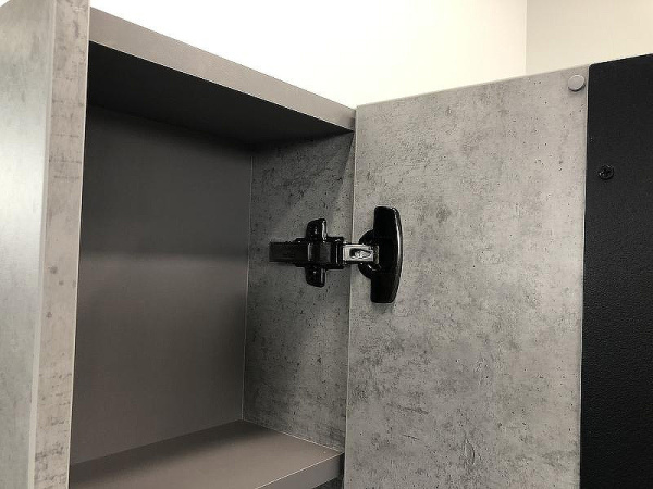 00004149063 Зеркало-шкаф Бетон светлый Эдинбург COMFORTY