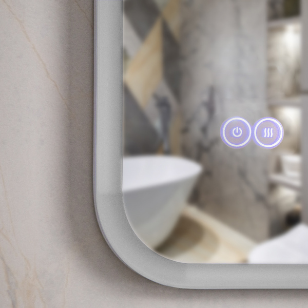 Зеркало с подсветкой AVS Виола 70x50 см, антипар