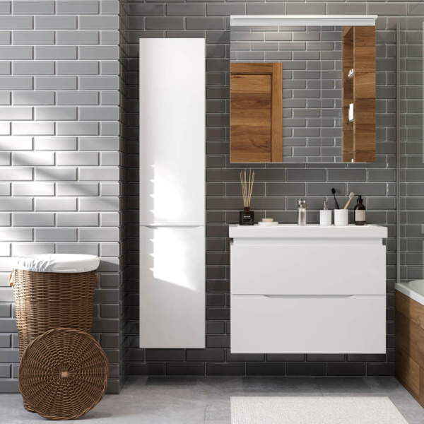 Тумба с раковиной Briz Сити 232 03-18080Н 80 см с раковиной Фостер