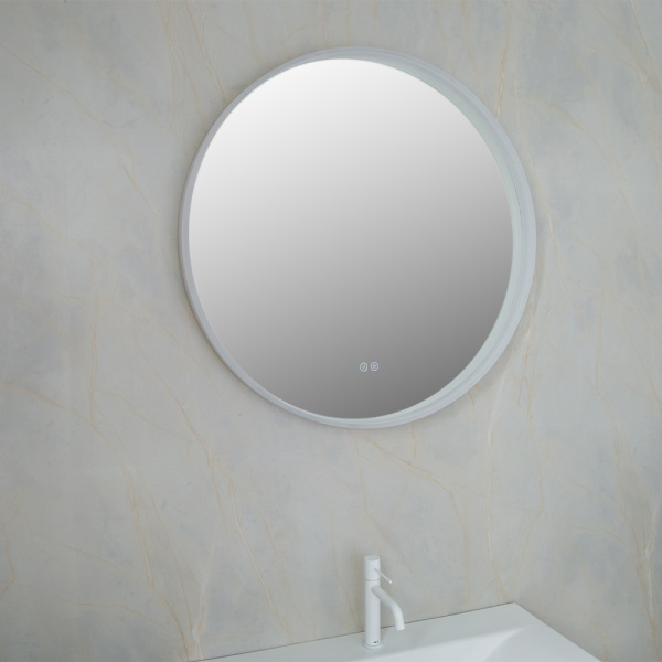 Зеркало с подсветкой AVS TU 80 см, антипар, белое