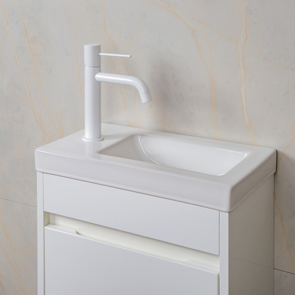 Тумба с раковиной AVS Миниатюра 40 L белая