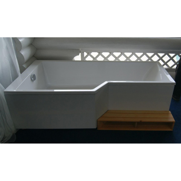 Акриловая ванна Jacob Delafon Bain Douche NEO 160х90 L белая, без каркаса