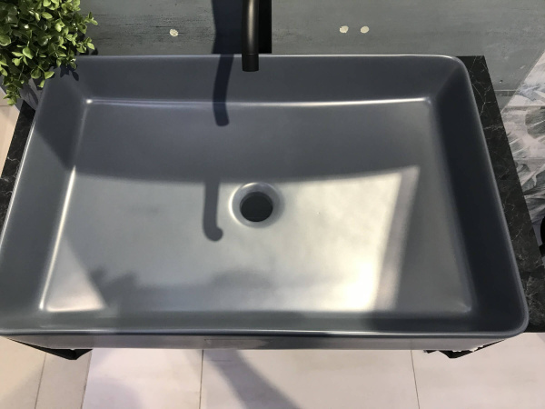 Раковина AVS AVS-82174-MDG 60х40,5 серая