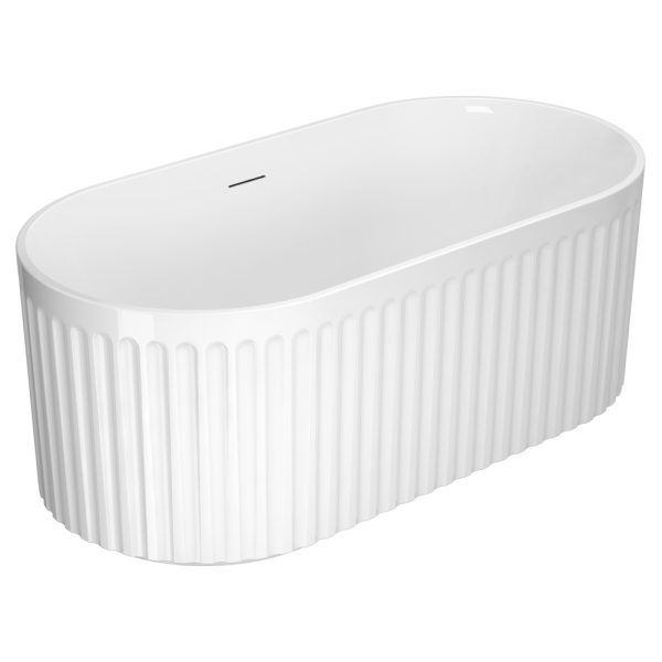 Акриловая ванна AVS Олимпия 170x75 белая, c донным клапаном