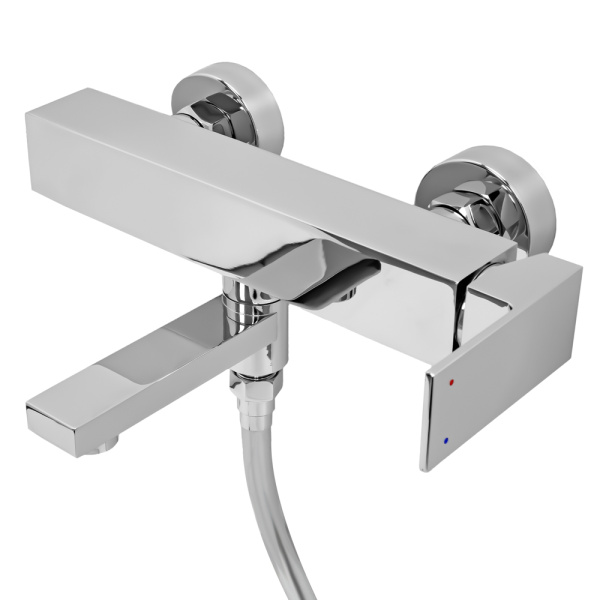 Смеситель для ванны с душем AVS Cube хром