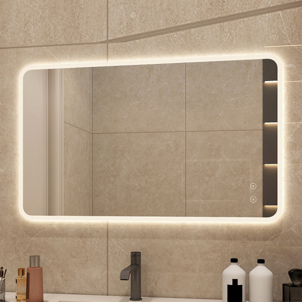 Зеркало с подсветкой AVS Виола 70x50 см, антипар