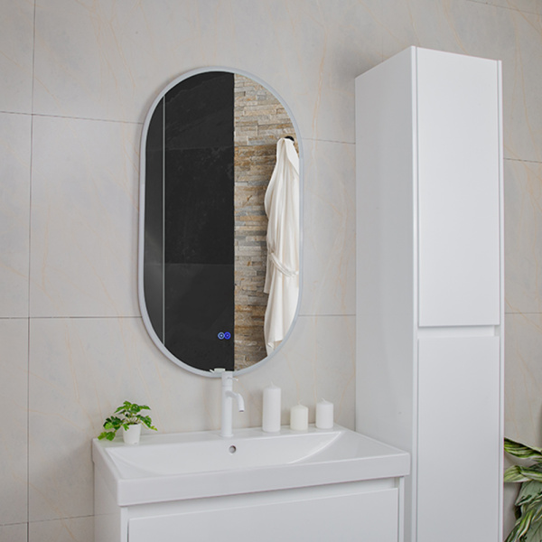 Зеркало с подсветкой AVS Агния 55x100 см, антипар