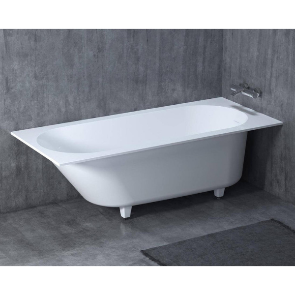 Ванна из искусственного камня Salini Ornella KIT S-Stone 180x80 белая матовая с ножками