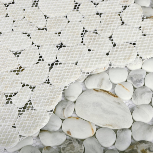 Мозаика Bonaparte Point Beige 30,5x30,5 стеклянная