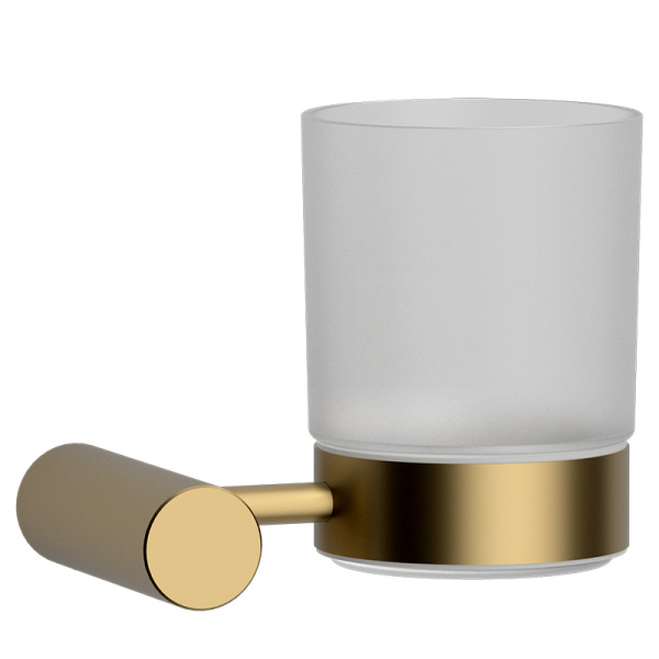 Стакан подвесной AVS Slimmer, брашированное золото