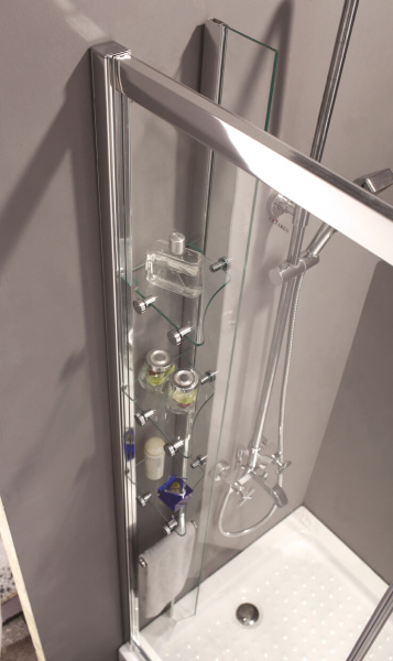 Душевой уголок Cezares Anima ANIMA-W-RH-2-120/100-C-Cr-R 120x100 профиль хром, прозрачное стекло