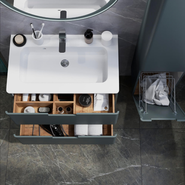 Тумба с раковиной Briz Прато 240 03-18100-16 ГРН 100 см