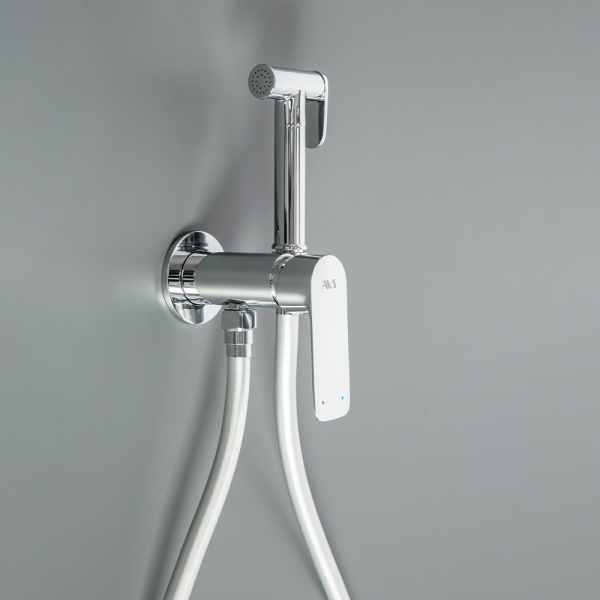Гигиенический душ со смесителем AVS Basic хром