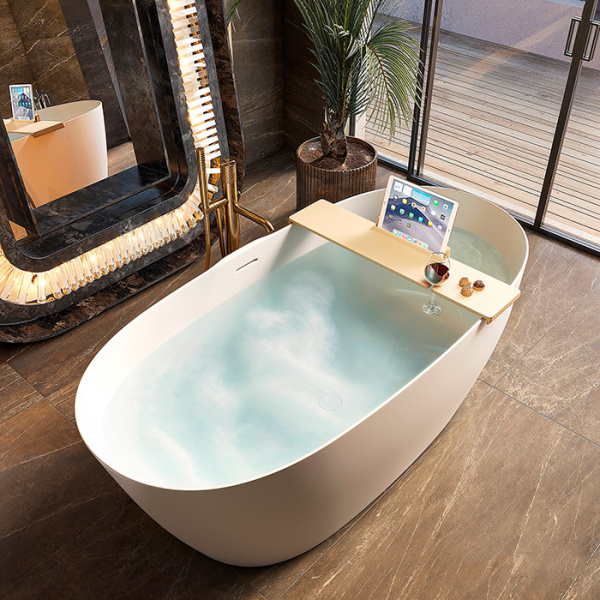 Ванна из искусственного камня Umy Home Lofo U-Solid 170x80 белая матовая