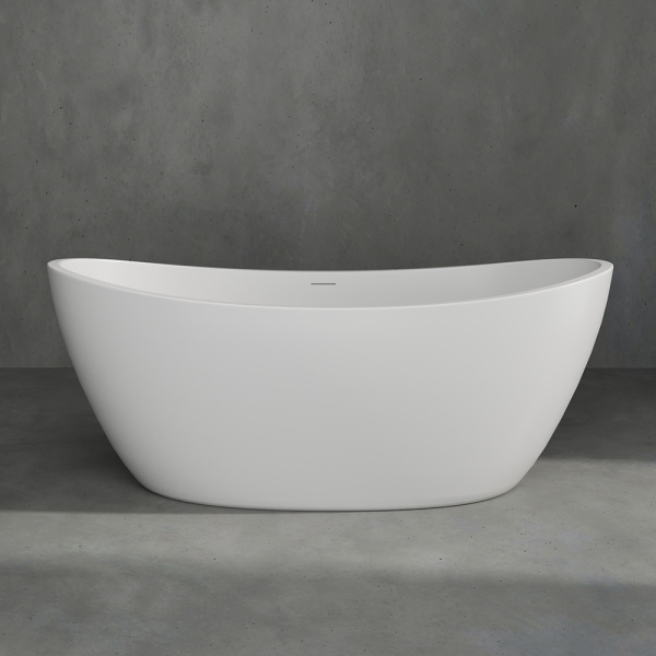 Акриловая ванна AVS Наоми 170x80 белая, с донным клапаном