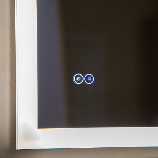 Зеркало с подсветкой AVS Жасмин 80x60 см, антипар