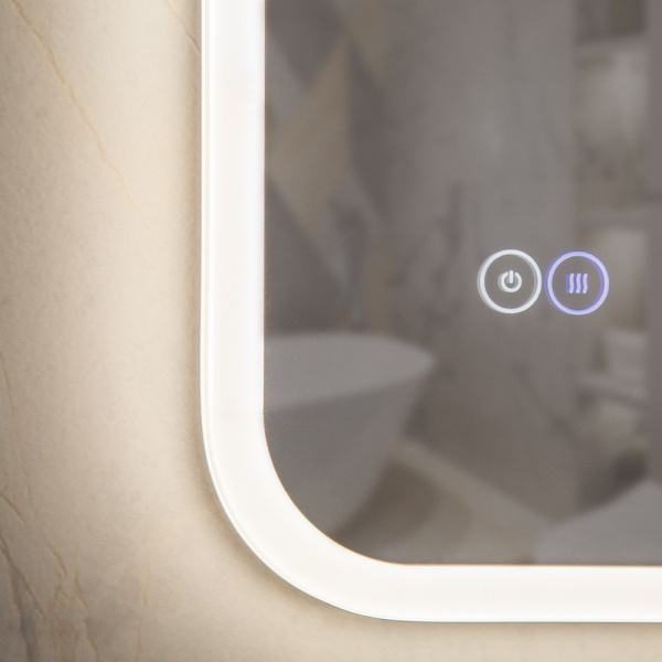 Зеркало с подсветкой AVS Виола 70x50 см, антипар