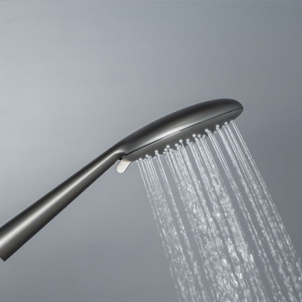 Душевая стойка AVS Seeme оружейная сталь