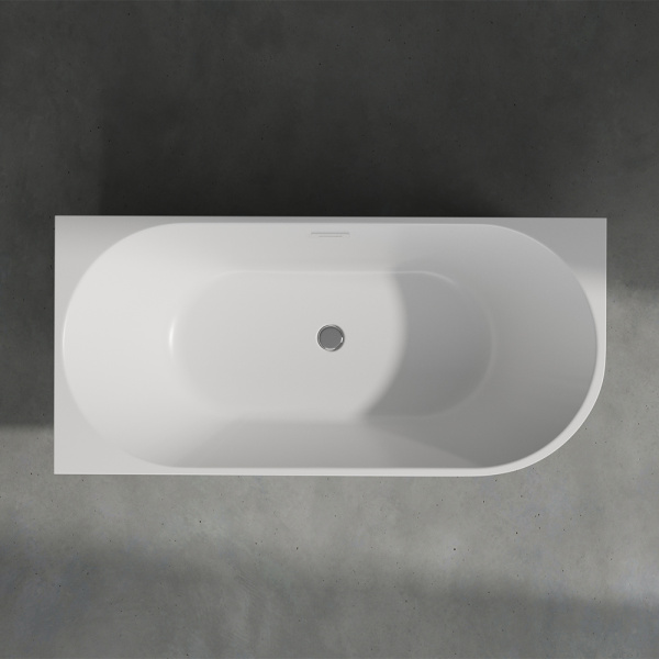 Акриловая ванна AVS Селена 170x80 L белая рифленая, с донным клапаном