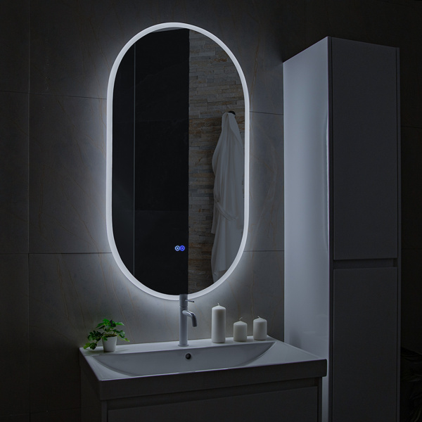 Зеркало с подсветкой AVS Агния 60x120 см, антипар