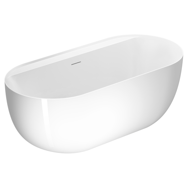 Акриловая ванна AVS Венера 170x80 белая, с донным клапаном