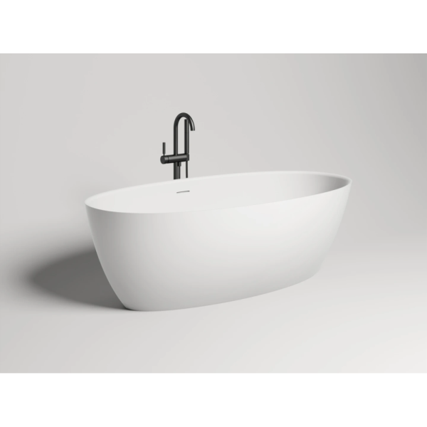 Ванна из искусственного камня Salini Alda S-Sense 170х80 белая, с донным клапаном