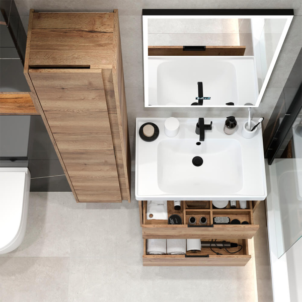 Тумба с раковиной Briz Берн 238 03-18060-15Н 60 см