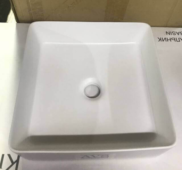 Рукомойник AVS AVS-82179-S-MW 36х36 белый