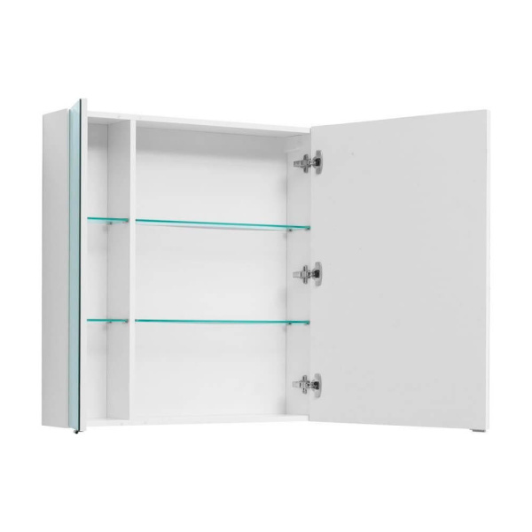 235342 Зеркальный шкаф 800 Белый Алвита AQUANET