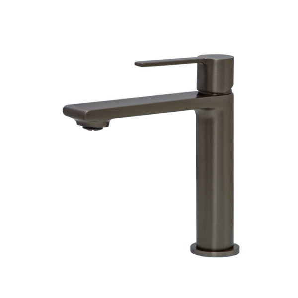 Смеситель для раковины AVS Elegant оружейная сталь