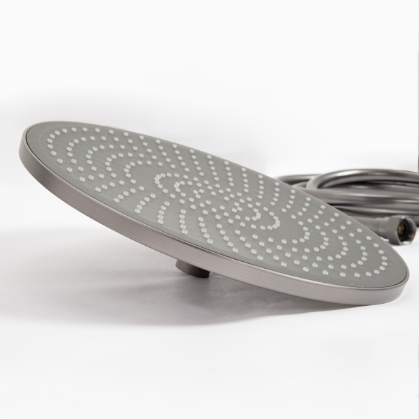 Душевой комплект AVS Slimmer 3в1 оружейная сталь