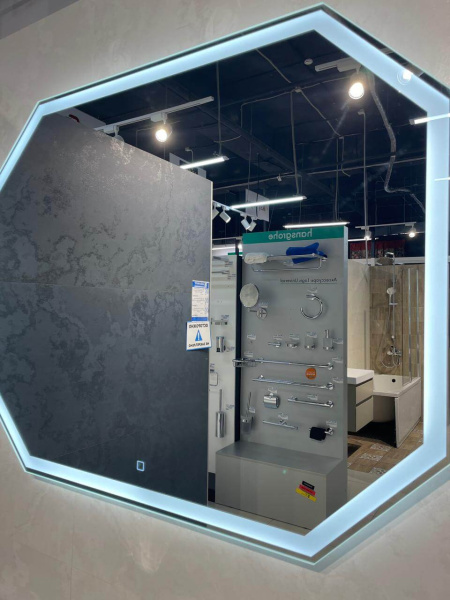 Зеркало 1000х30х800 LED сенсор выкл BELBAGNO SPC-OTT-1000-800-LED-TCH