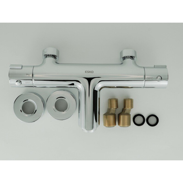 Термостат для ванны с душем Esko Mikros T3054 хром