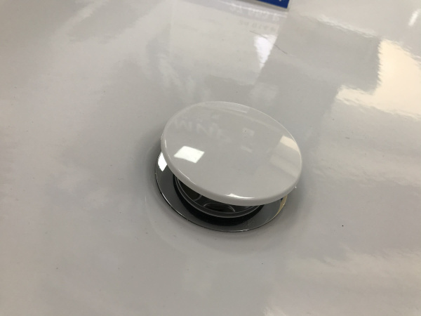 A51BM Сифон д/ван автомат d70 белый ALCAPLAST