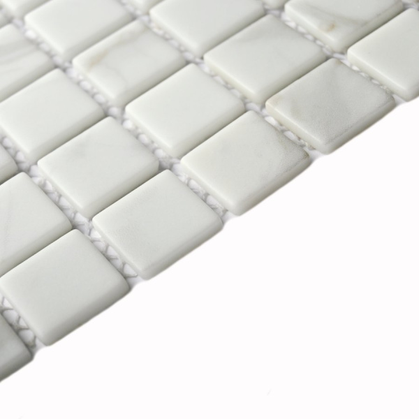 Мозаика Bonaparte Mia White 30x30 стеклянная