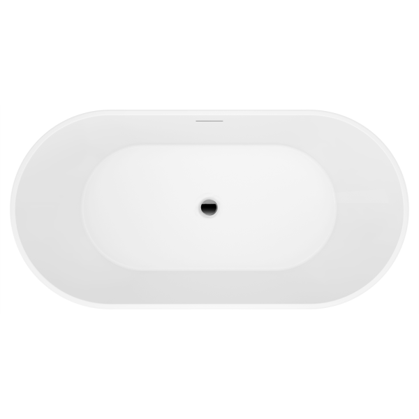 Акриловая ванна AVS Олимпия 170x75 белая, c донным клапаном