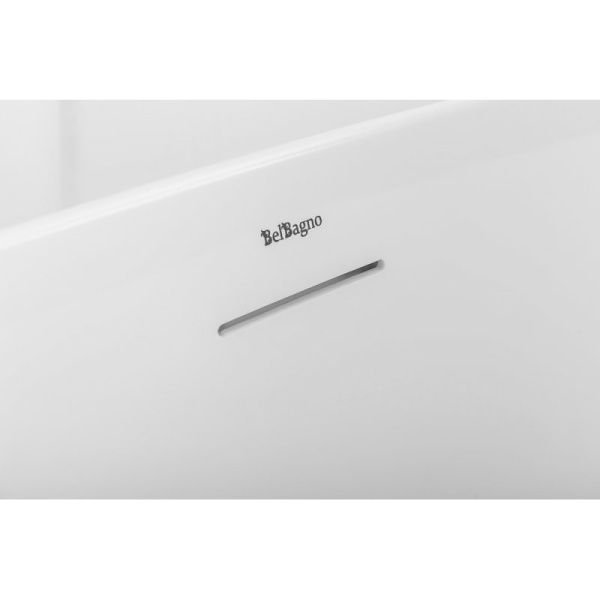 Акриловая ванна BelBagno BB413 170x80 белая матовая, с ножками
